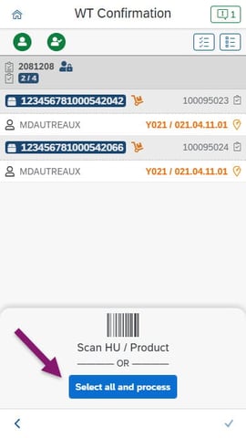 Dépose simultanée