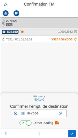 Direct Loading avec TU
